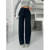 Fitilli Şardonlu Pantolon Siyah A4058