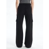 Kargo Cep Jeans Pantolon Siyah