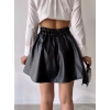 Kısa Deri Çan Etek H26599