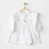 Magical Butterfly Müslin Bebek Elbise White
