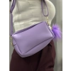 Ponpon Mor Cilt Çanta