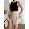 Tek Cepli Şort Etek