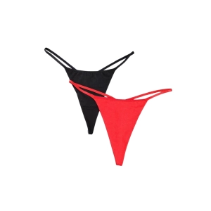 Süprem Penye Tanga String Külot 2li