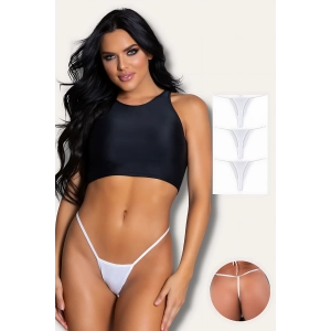 Süprem Penye Tanga String Külot 3lü