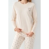 Arnetta 3434-s Kadın Uzun Kol Pijama Takım