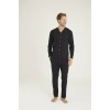 Kocabey 9267 Erkek V.yaka Boydan Düğmeli Pijama Takım