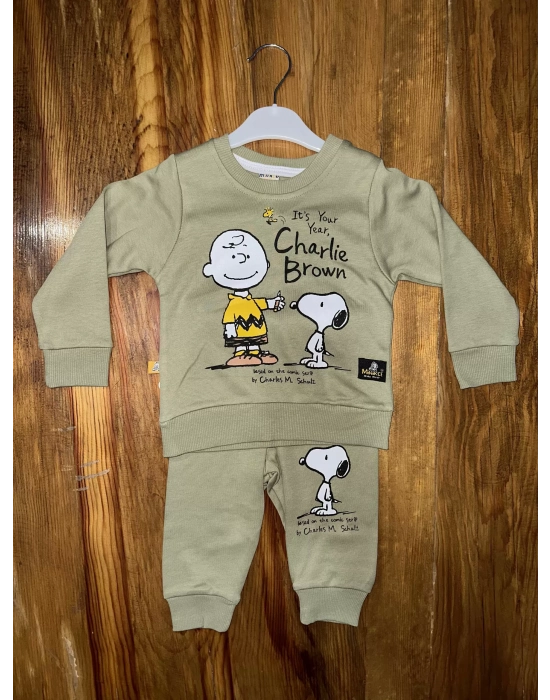 6-24 Aylık Charlie Baskılı Takım Yeşil