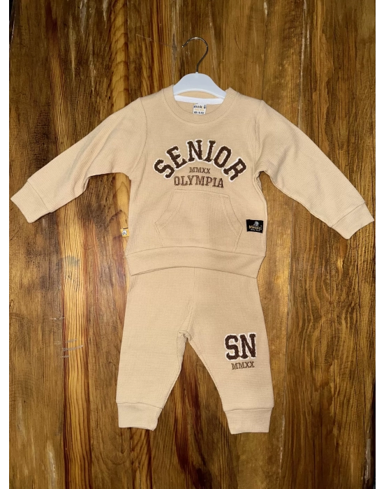 6-24 Aylık Kanguru Cep Senıor Takım Sütlükahve