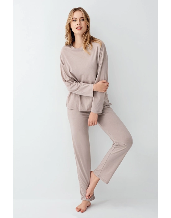 Arnetta 3407-s Kadın Uzun Kol Pijama Takım