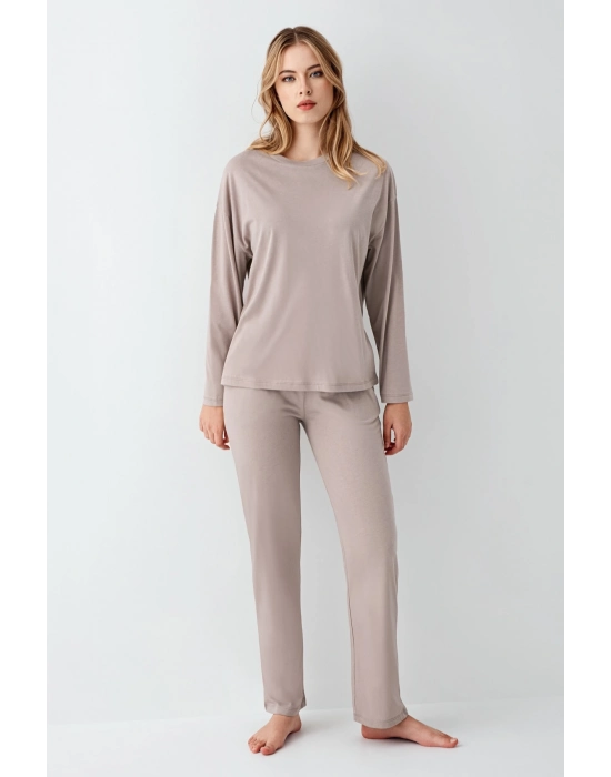Arnetta 3407-s Kadın Uzun Kol Pijama Takım