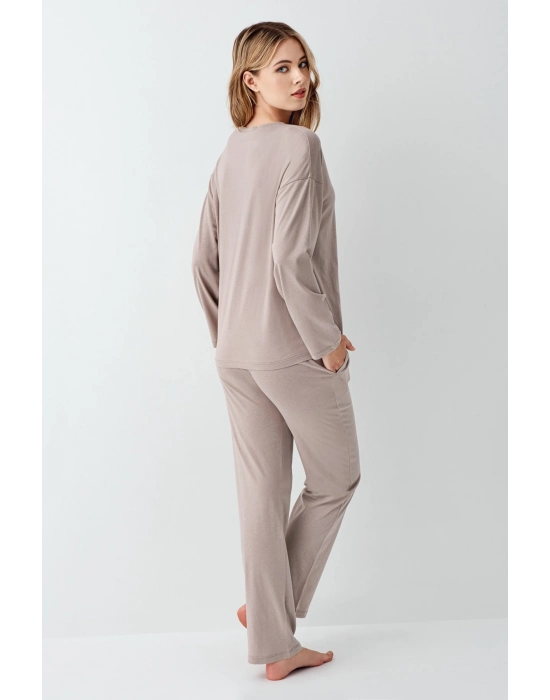 Arnetta 3407-s Kadın Uzun Kol Pijama Takım