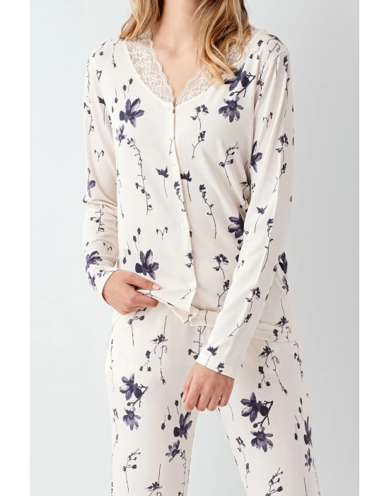 Arnetta 3410-s Kadın Uzun Kol Pijama Takım