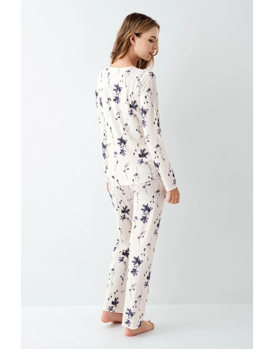 Arnetta 3410-s Kadın Uzun Kol Pijama Takım