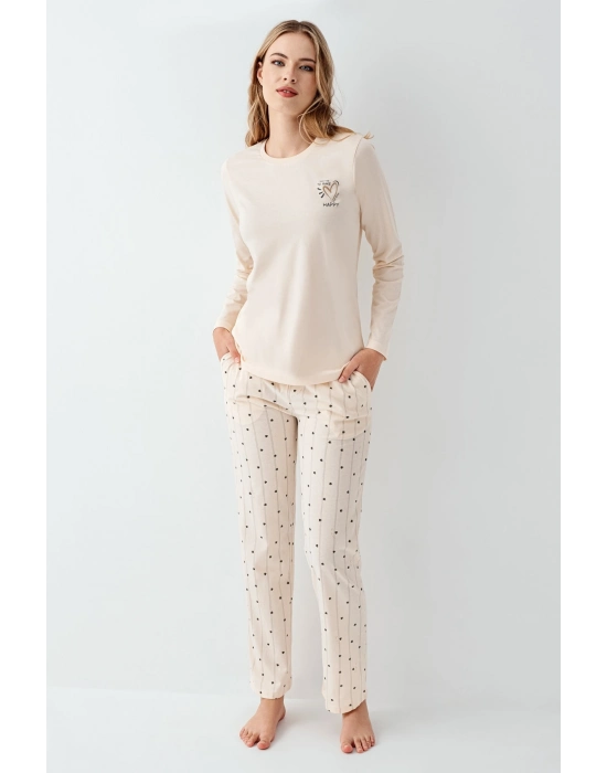 Arnetta 3434-s Kadın Uzun Kol Pijama Takım