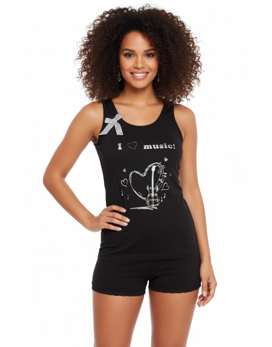 Berrak Bayan Baskılı Şort Takim 3lü 2412