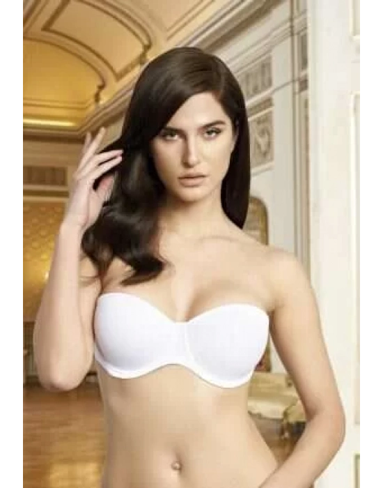 Beruflic 1590 Çift Dolgulu İki Beden Büyüten Straplez Sütyen