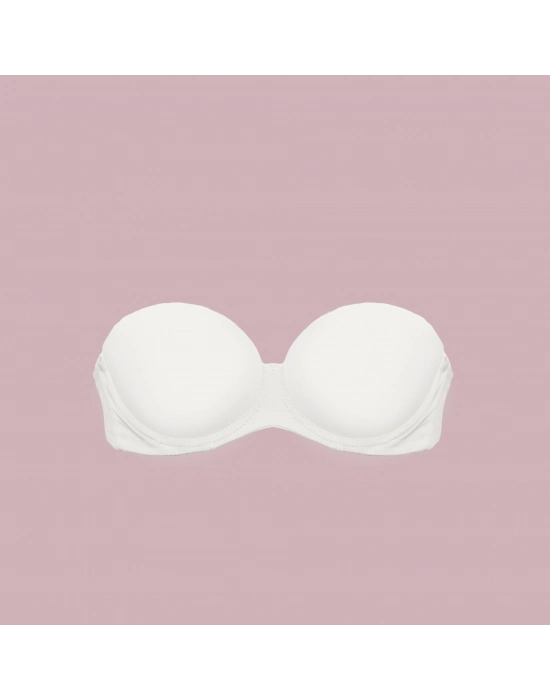 Beruflic 1590 Çift Dolgulu İki Beden Büyüten Straplez Sütyen