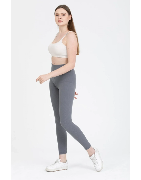 Beruflic Füme Yüksek Bel Fitilli Tayt 0608