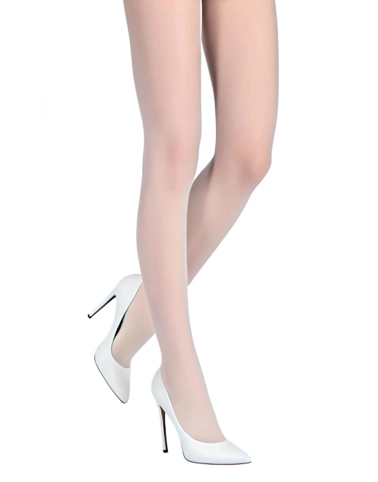 Beyaz Külotlu Çorap 20 Den