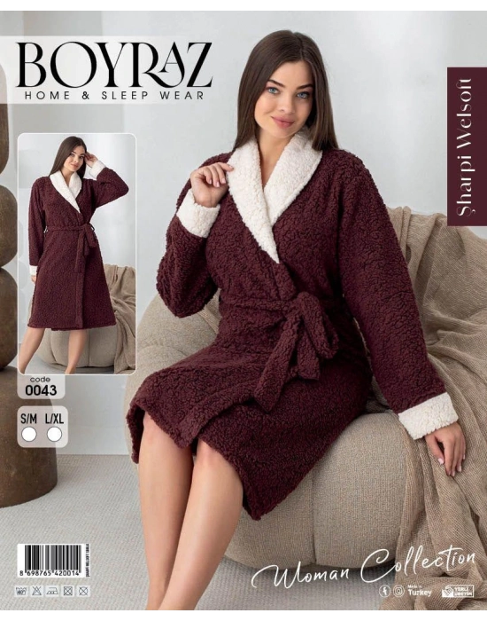 Boyraz 0043 Kadın Sharpi Welsolf Sabahlık