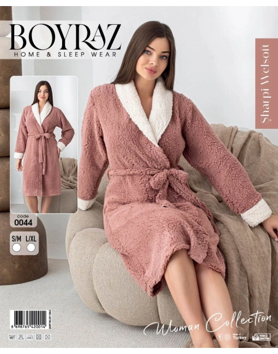 Boyraz 0044 Kadın Sharpi Welsolf Sabahlık