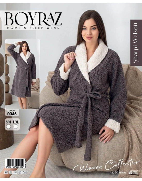 Boyraz 0045 Kadın Sharpi Welsolf Sabahlık