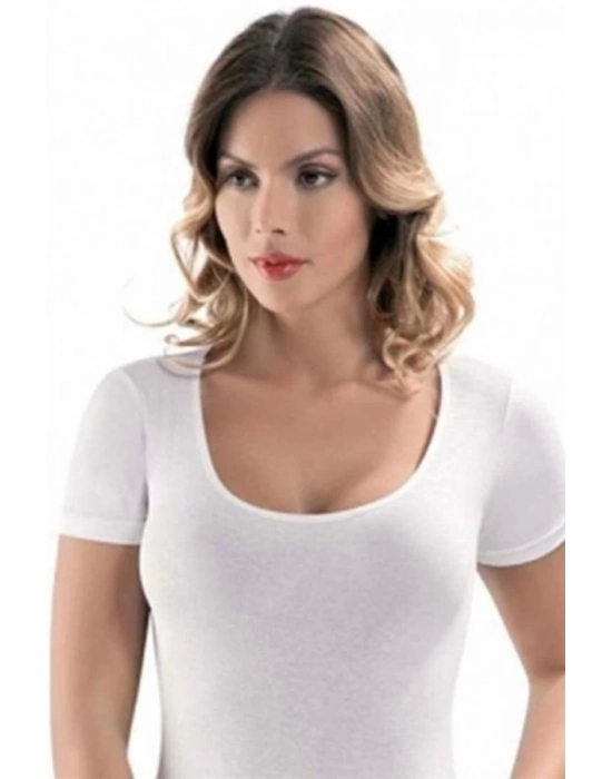 Dorya Açık Yaka Kısa Kol Atlet 1076