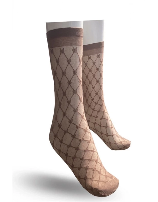 Flavour Kadın Norma Dizaltı Çorap Vizon