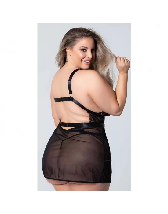 For Dreams 8302 Büyük Beden Fantezi Gecelik