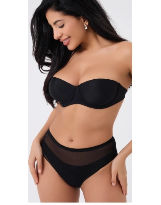 Freshness 0025 Lazer Kesim Tül Yüksek Bel Bato Korse