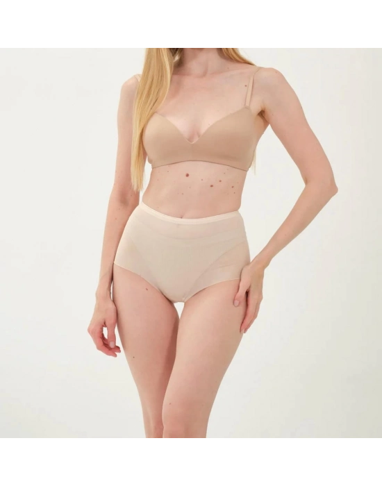 Freshness 0025 Lazer Kesim Tül Yüksek Bel Bato Korse