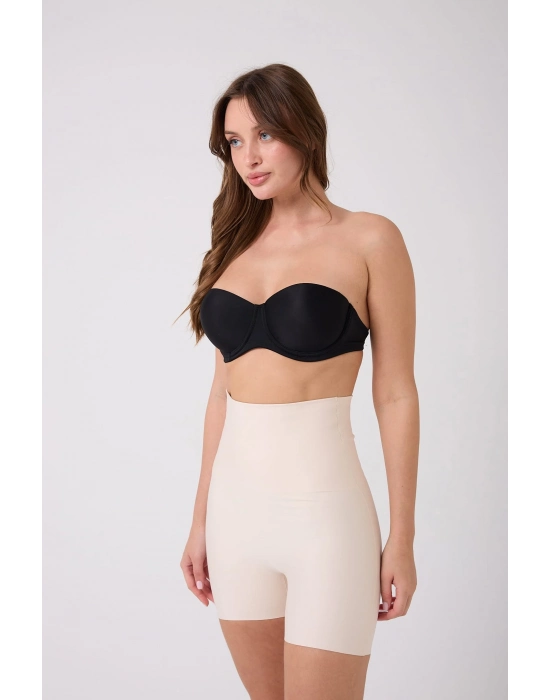 Freshness 1007 Lazer Kesim Silikonlu Yüksek Bel Şort Korse