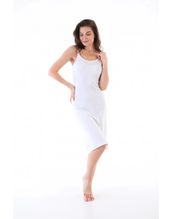 Freshness 3165  Kadın Modal Askılı Jüpon Kombinezon