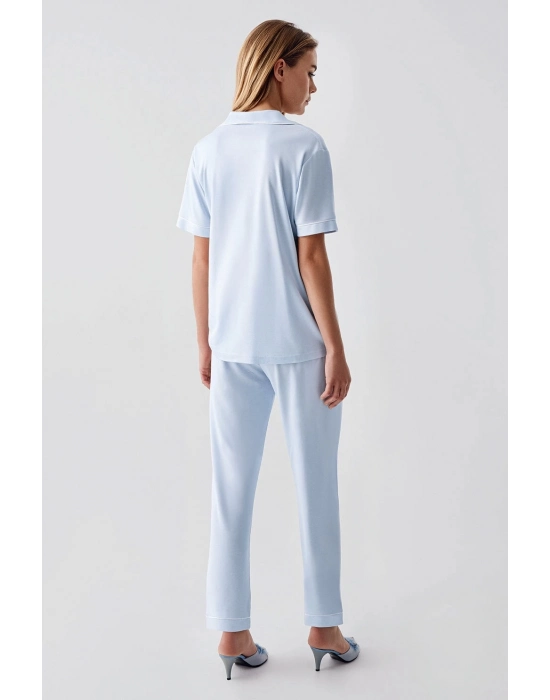 Freshness 324 Kadın 4lü Sabahlıklı Şorlu Pijama Takımı