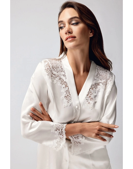 Freshness 9950-pt Saten Dantel Detaylı Pijama Takımı