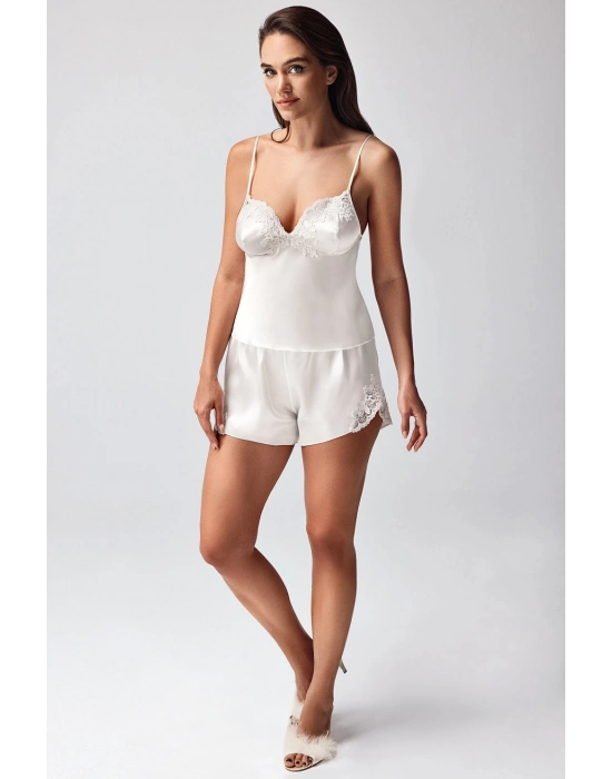 Freshness 9950-şt Saten Askılıı Şort Takımı