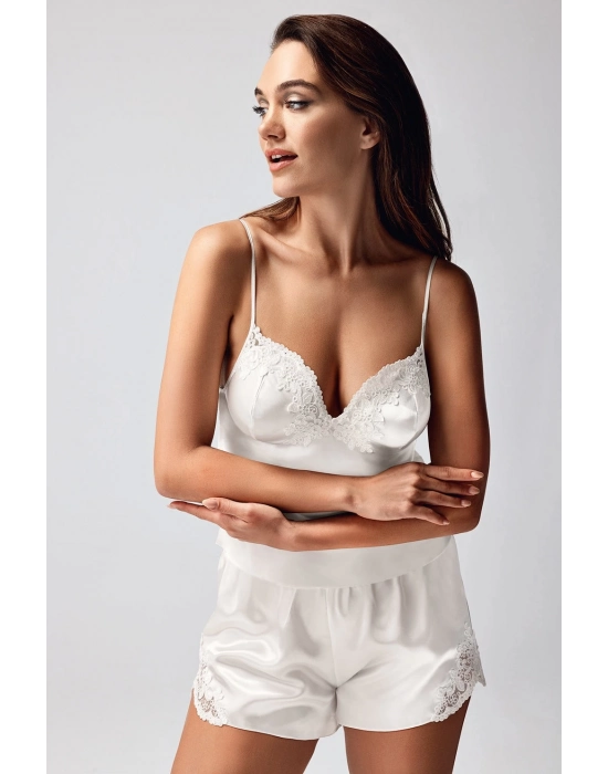 Freshness 9950-şt Saten Askılıı Şort Takımı