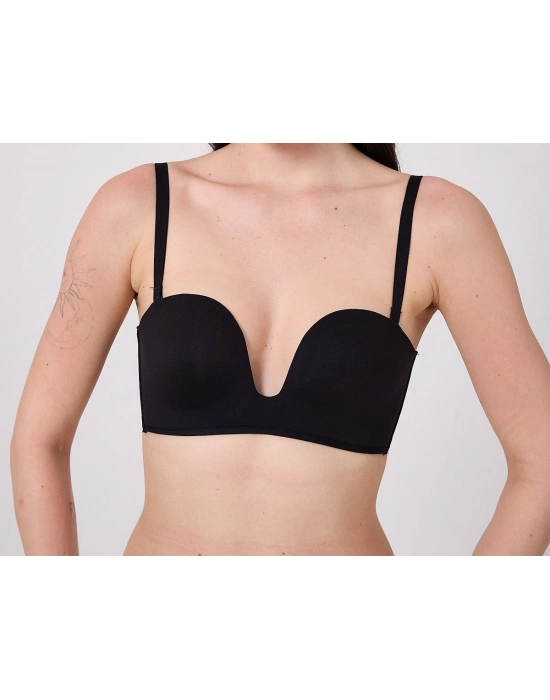 Freshness Msf05 Destekli V Dekolte Lazer Kesim Sütyen