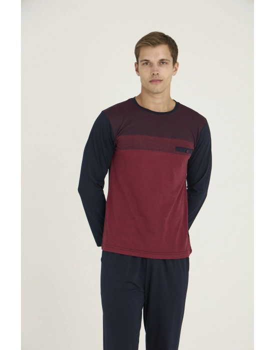 Kocabey 9217 Erkek O.yaka Flato Cepli Pijama Takım