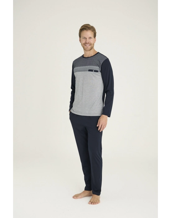 Kocabey 9217 Erkek O.yaka Flato Cepli Pijama Takım