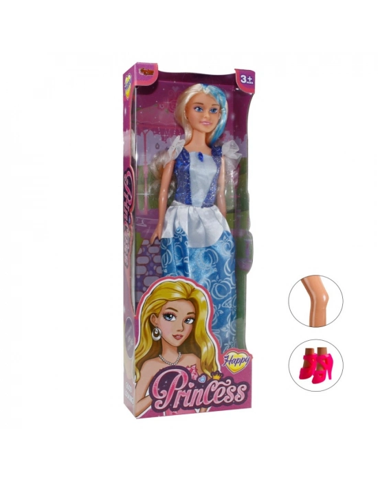 Prenses Bebek 30 Cm - 66774 - 6 - Mavi (bamido)