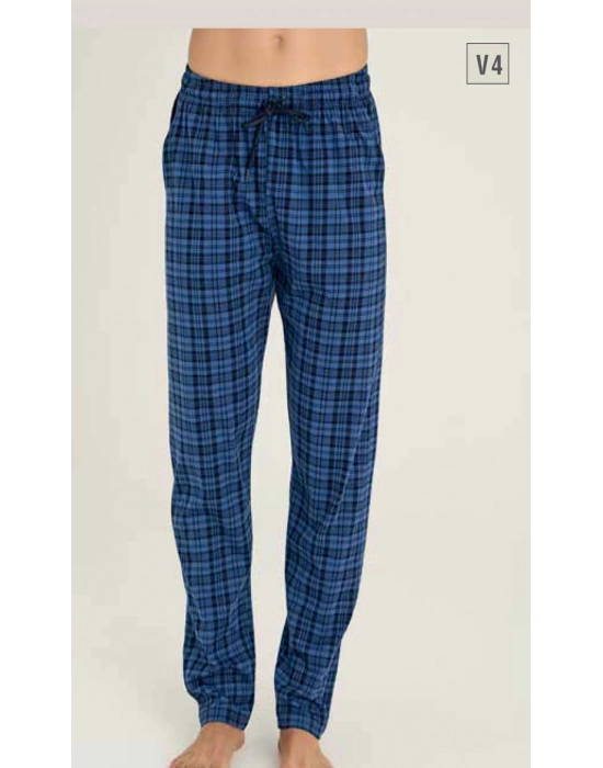 Tek Alt Kareli Desen Pantalon Kly 306