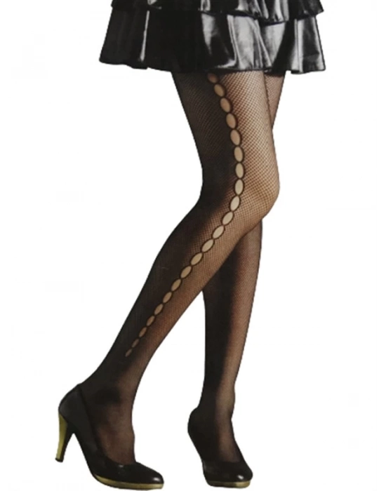 Vog Jakarlı Desenli Külotlu 701 Siyah S-m