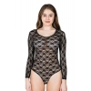 Beruflic Bisiklet Yaka Dantelli Çıtçıtlı Kadın Body 327