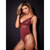 Bordo Dantel İşlemeli Fantezi Babydoll