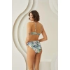 Çiçek Desenli Kaplı Bikini Takımı