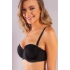 Gabrıella Balconette Foam Cup Bra, Siyah Konforlu Ve Şık Sütyen, Strapless