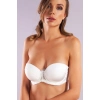 Gala Balconette Foam Cup Bra, Ekru Konforlu Ve Şık Sütyen, Strapless