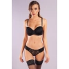 Gala Balconette Foam Cup Lace Bra, Siyah Konforlu Ve Şık Sütyen, Strapless