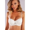 Gala Push-up Strapless Bra, Ekru Konforlu Ve Şık Sütyen, Strapless